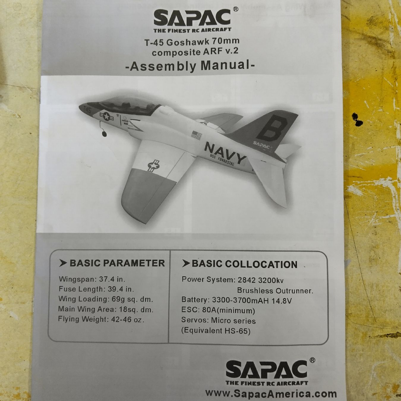 Modellismo RC: T 45 Goshawk 70 mm von Sapac – Nuovo (secondo la descrizione) da Altdorf SH venduto da Gerrymini 1