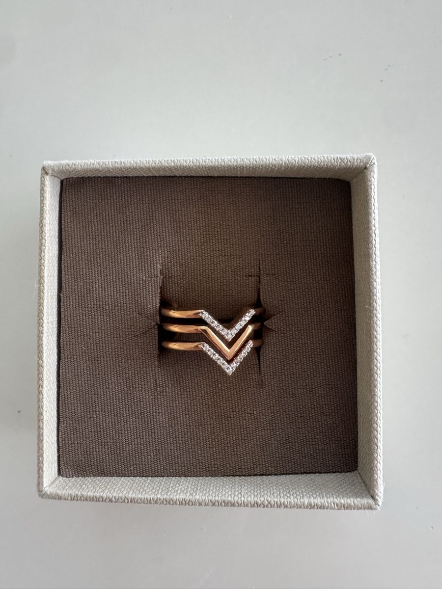 Esprit Anelli: Esprit Ring Roségold mit Zirkonia Steinen – Nuovo e nell'imballaggio originale da Arbon venduto da leu_g29t