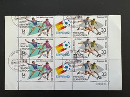 Andorra Spain Soccer Sport World Cup '82 gest.  (D649)