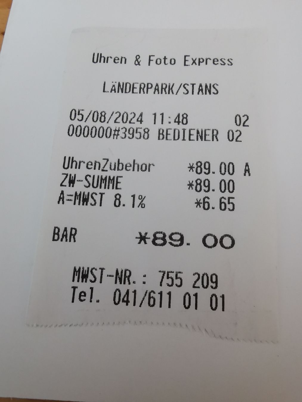 Titan Orologi: Armbanduhr Atrium Titan – Usato da Egg b. Zürich venduto da Pronsch 3