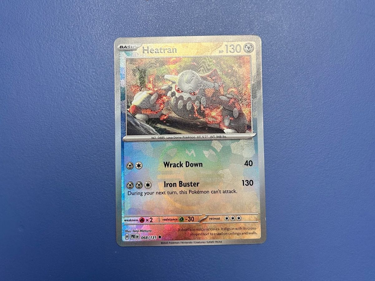Pokémon Carte collezionabili: Heatran [Masterball] 068/131 Prismatic Evolution EN – Usato da Schlieren venduto da happymerchant64