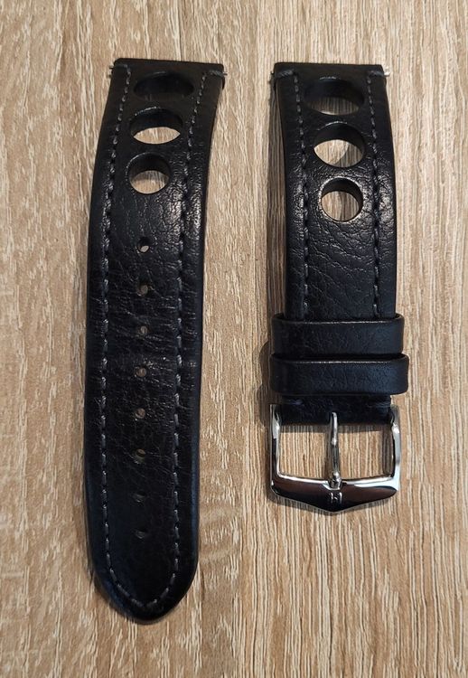 Per Amazfit 3 cinturino in silicone bicolore traforato da 22 mm (nero