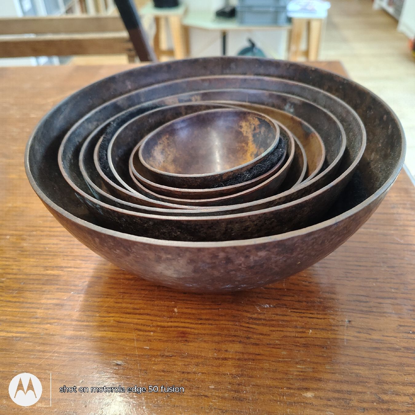 Vintage Strumenti musicali: 8 Tibetian Singing Bowl Set – Nuovo (secondo la descrizione) da maroggia venduto da tondo_Music 3