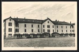AK Liestal, Ansicht der Kaserne, 1929