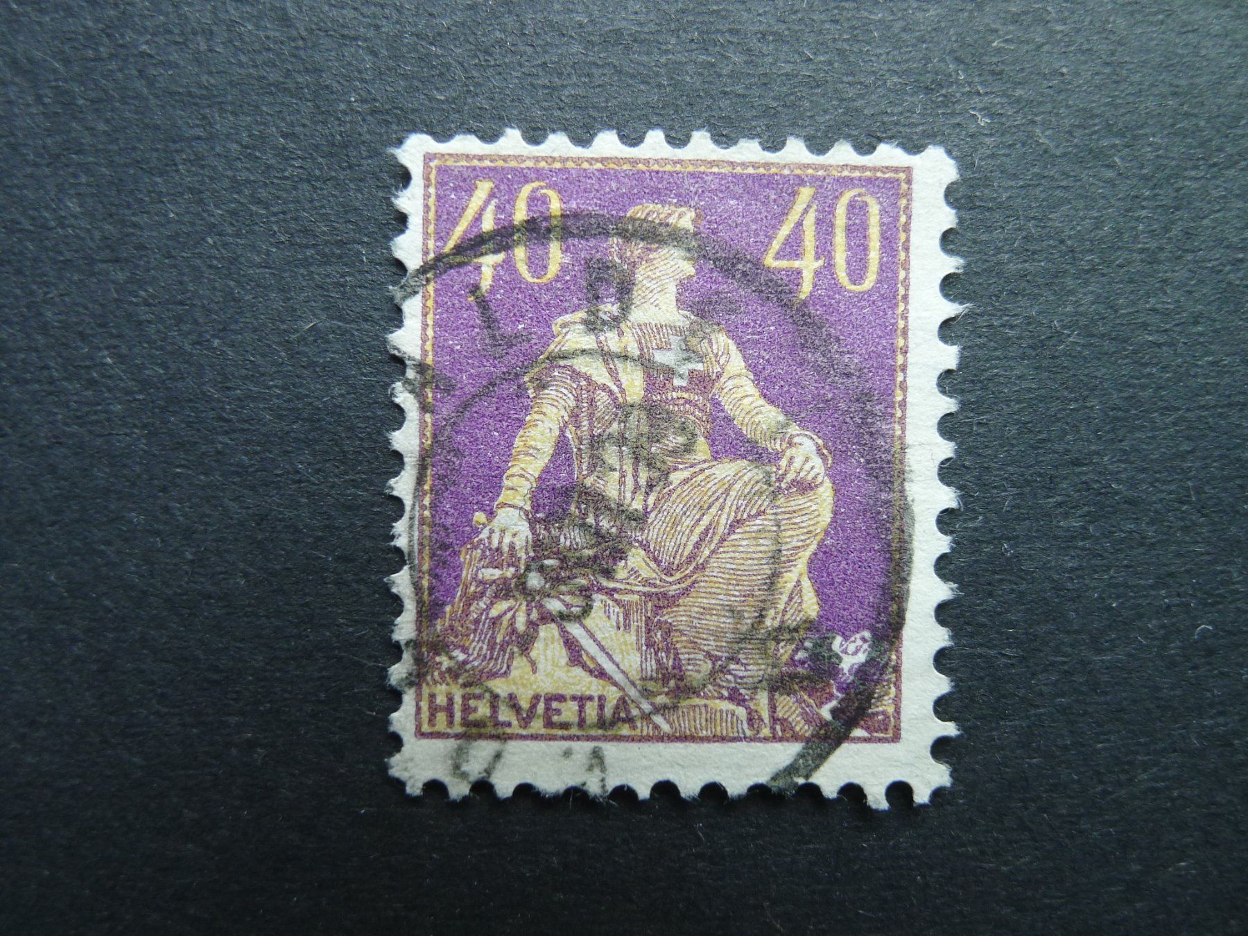 Tutti i francobolli: 1908 Nr. 107 mit Vollstempel SBK 120.- – Usato da Dagmersellen venduto da wyss1982