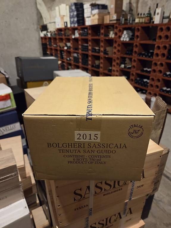 Vino: Sassicaia 2015 – Usato da Wettingen venduto da RDI_