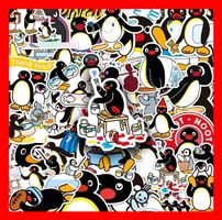 Pingu Pinguin Serie Michi Stickerbomb Eis 50 tlg Stickerset