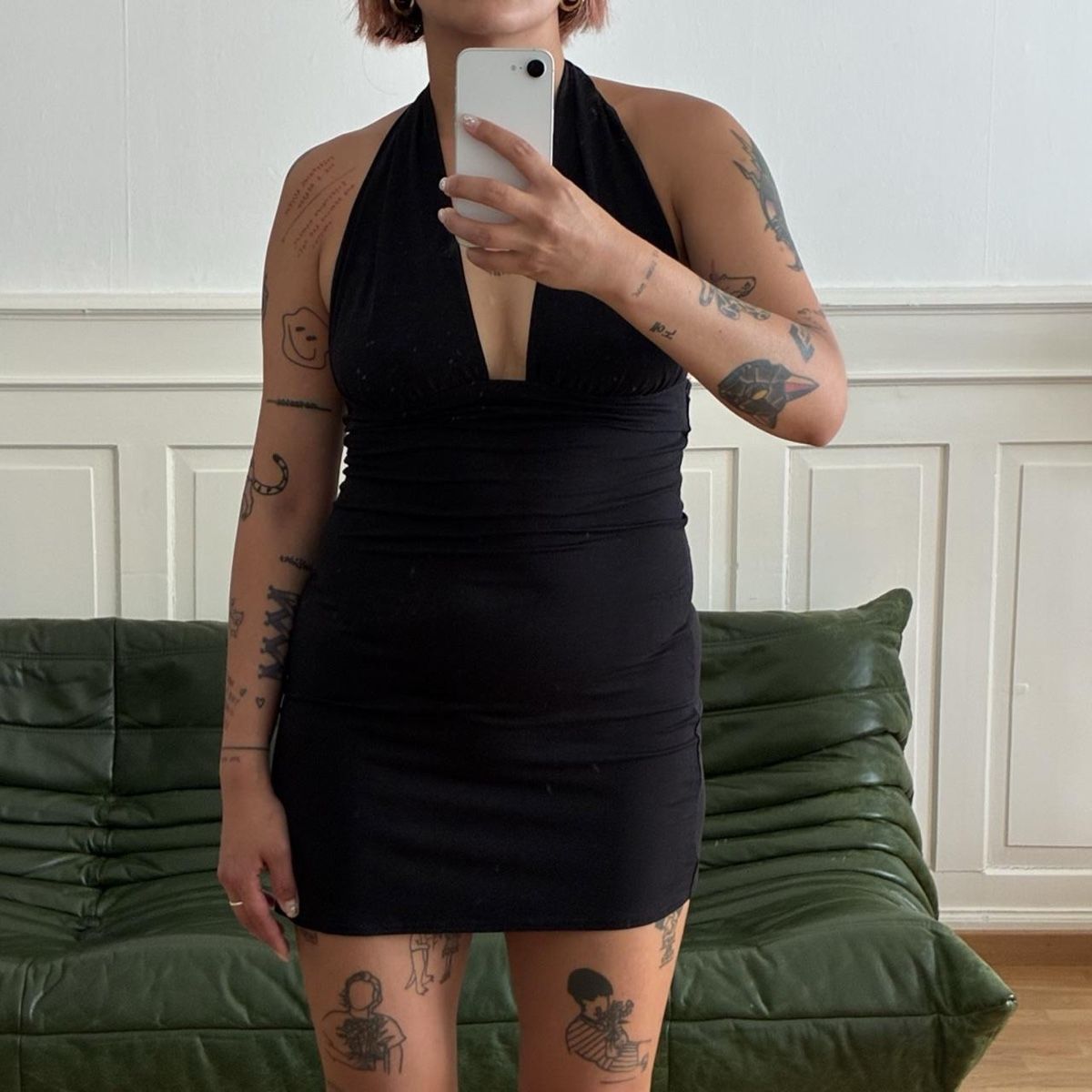 Weekday Vestiti: weekday deep halter neck mini dress- size M – Nuovo (secondo la descrizione) da Zürich venduto da h_studio_edit 2