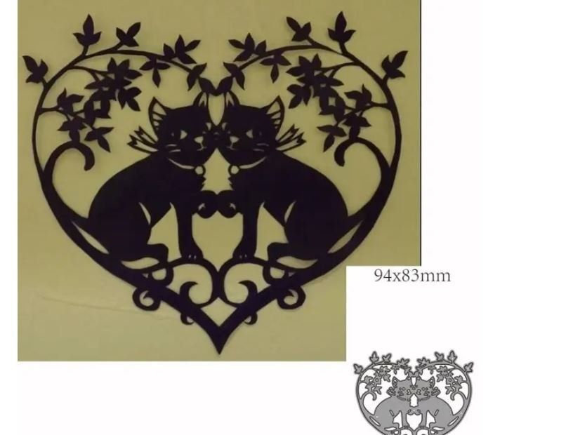 Sciablone: Neue Stanzschablone  Büsi / Katzen – Nuovo e nell'imballaggio originale da Effretikon venduto da wenuss