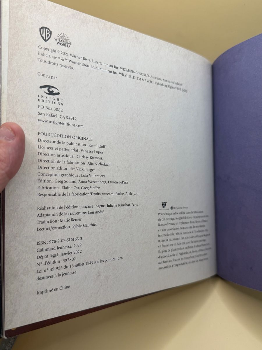 Libri: Harry Potter: Créatures - Le Carnet Magique – Usato da Genève venduto da sho_67qj 7