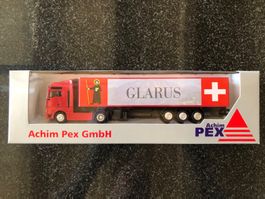 1x Achim Pex LKW Modell, mit Kantonswappen, Sammlerstück!
