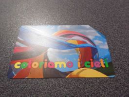Taxkarte Coloriamo i cieli, Italien
