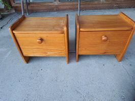 Beistellmöbel 2er Set, Arthur Milani, Wohnhilfe Vintage