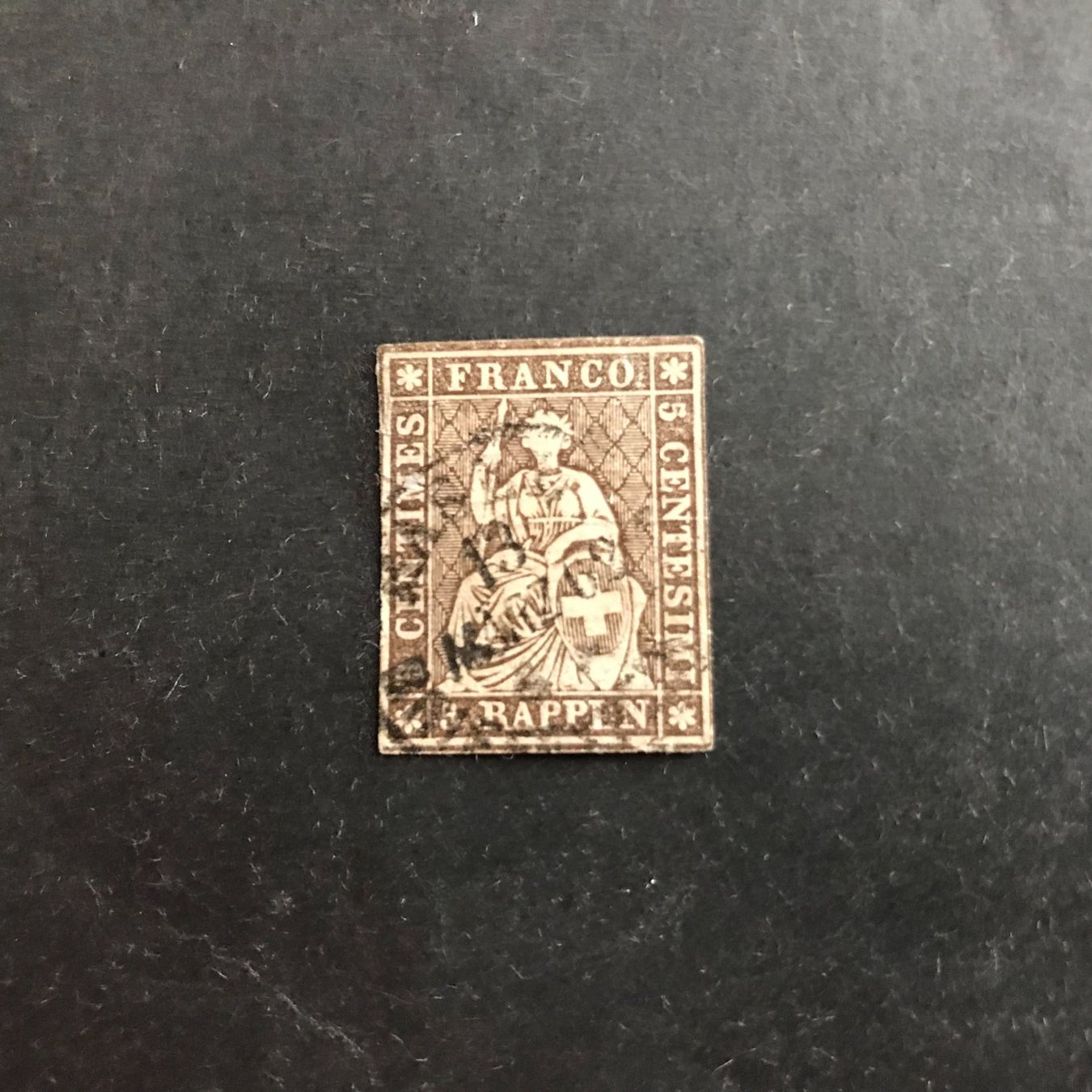 Tous les timbres: 22B4, entwertet, dünne Stelle – D'occasion à Uitikon Waldegg par Gooddeal05