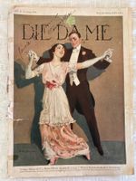 Die Dame 1913 Jugendstil Mode Design Antike Kleidung Kostüm
