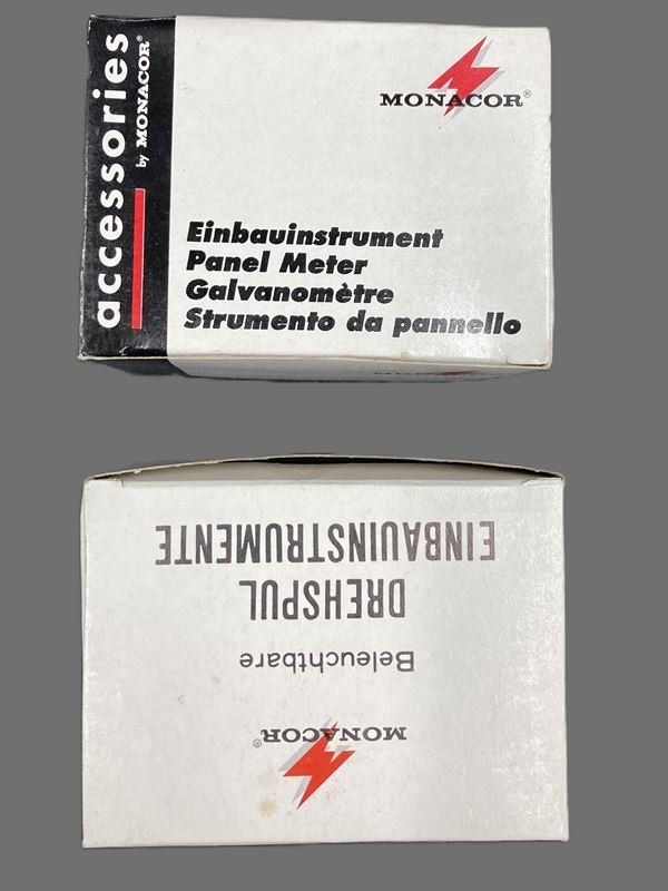 Monacor Misurare: MONACOR | EInbauinstrument | Galvanometer | 2Stk – Nuovo (secondo la descrizione) da Wittenbach venduto da Restwert_St-Gallen
