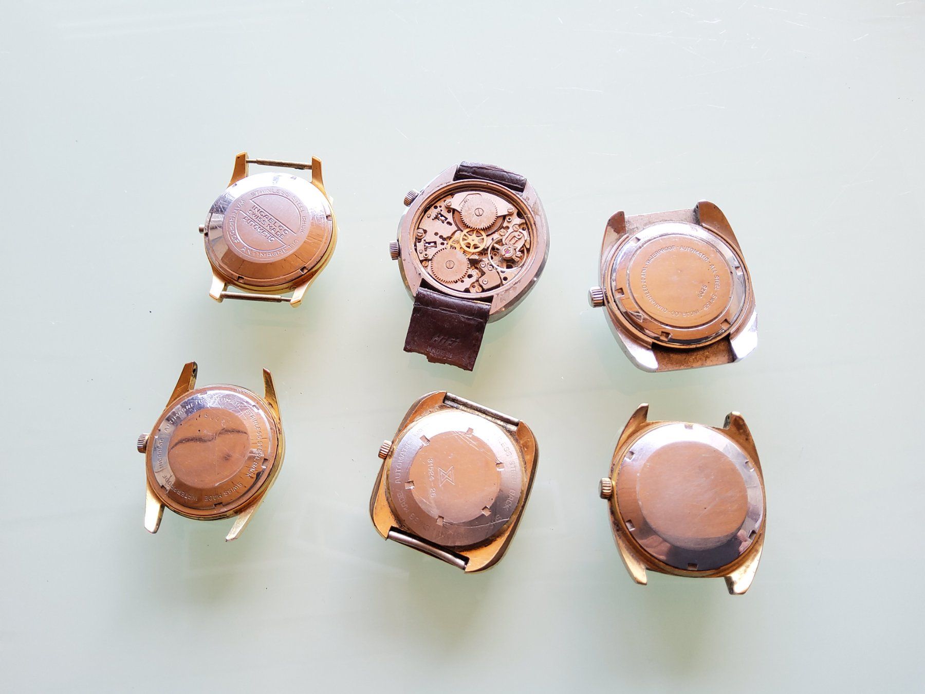 Orologi: Lot de 6 montres automatique  – Usato da Malleray venduto da Broc-Mo 1