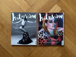 Interview Magazin, 2 Ausgaben, Mode & Kunst, Top Zustand!