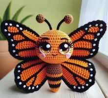 Häkelset Amigurumi für Anfänger- Schmetterling- Handarbeit