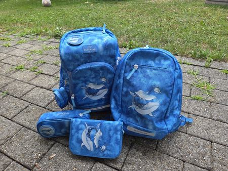 Beckmann Schulrucksack Set Ocean 22 l