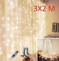 3X2M Led Draht Lichterketten Weihnachten mit Fernbedienung
