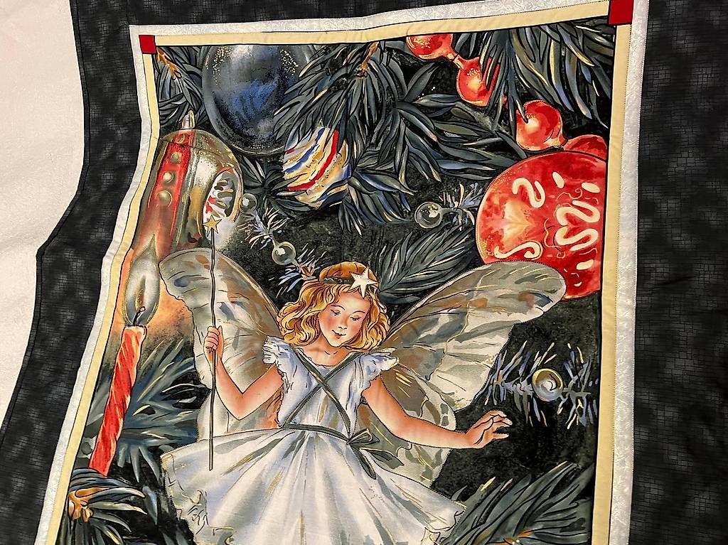 Couvertures: Patchwork Decke Weihnachtsfee – D'occasion à Gerlafingen par Trikerin 2