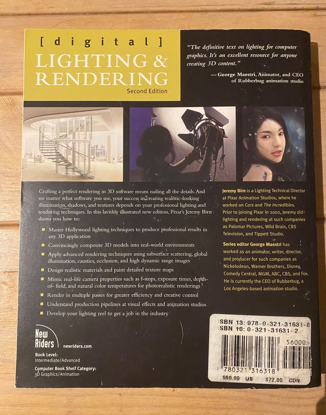 Libri: Digital Lighting & Rendering 2 Edition Jeremy Birn 2006 – Usato da Pfäffikon ZH venduto da Emporos_42 3