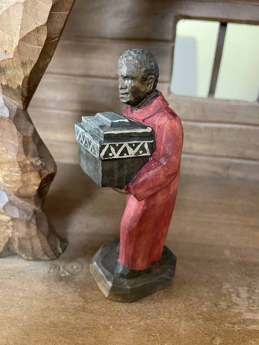 Statuette: Diener Krippenfigur E.Thomann Brienz – Usato da Flawil venduto da Naphtali 1