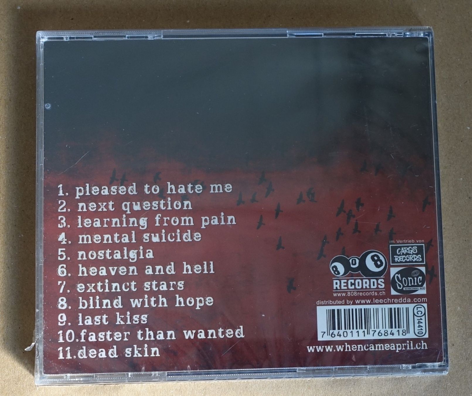 CD: When Came April – Comparing Scars - D12 – Nuovo e nell'imballaggio originale da Sessa venduto da discoverymedia 1