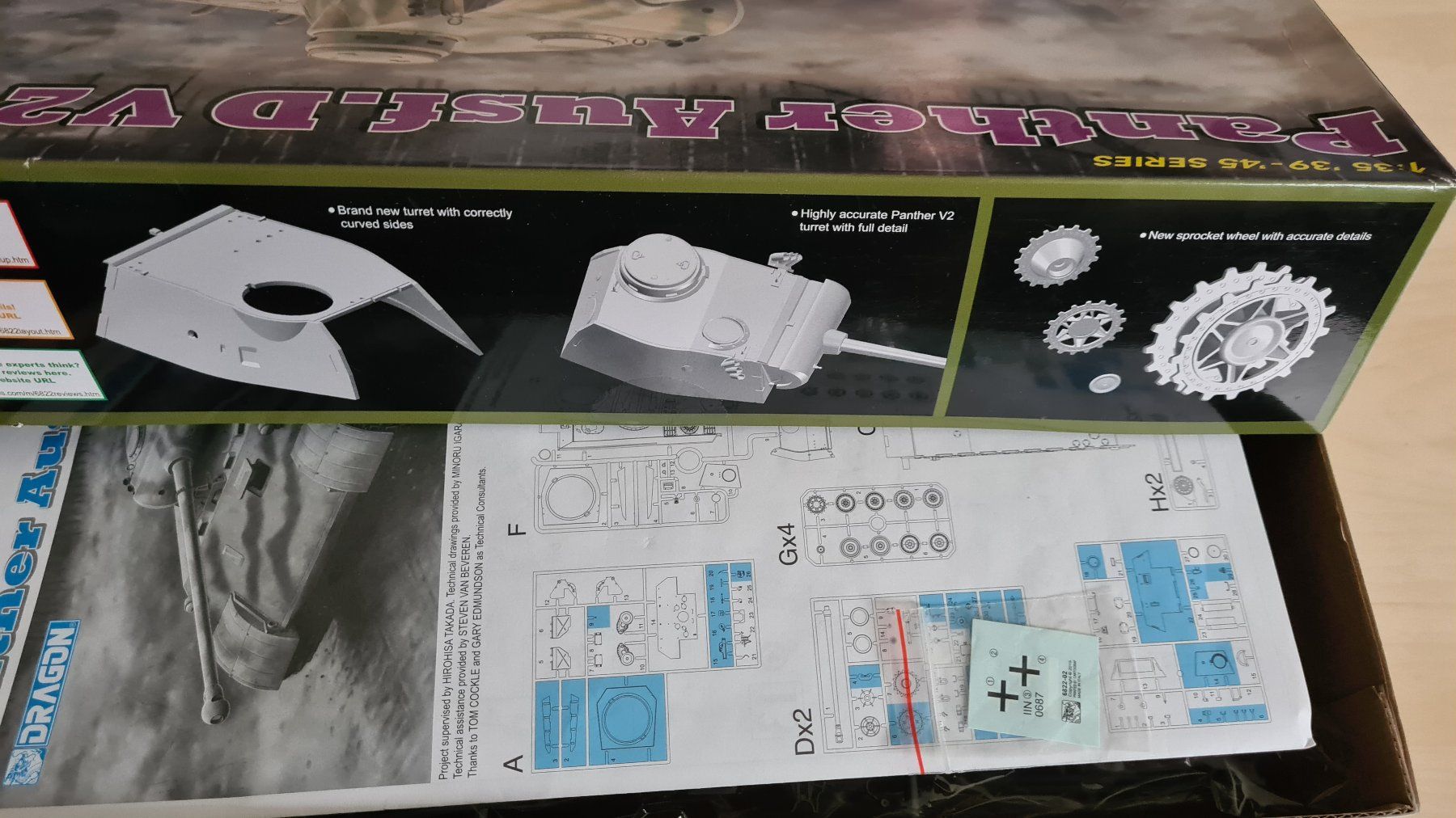 Kit di modellismo & Modellini statici: 1:35 Panther D V2 - Dragon 6822 – Usato da Bassersdorf venduto da jackbmw 8