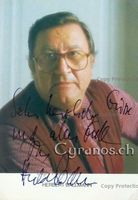 Herbert Ballmann (1924-2009) Schauspieler - Autogramm