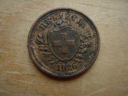 (W5) 1 Rappen 1926