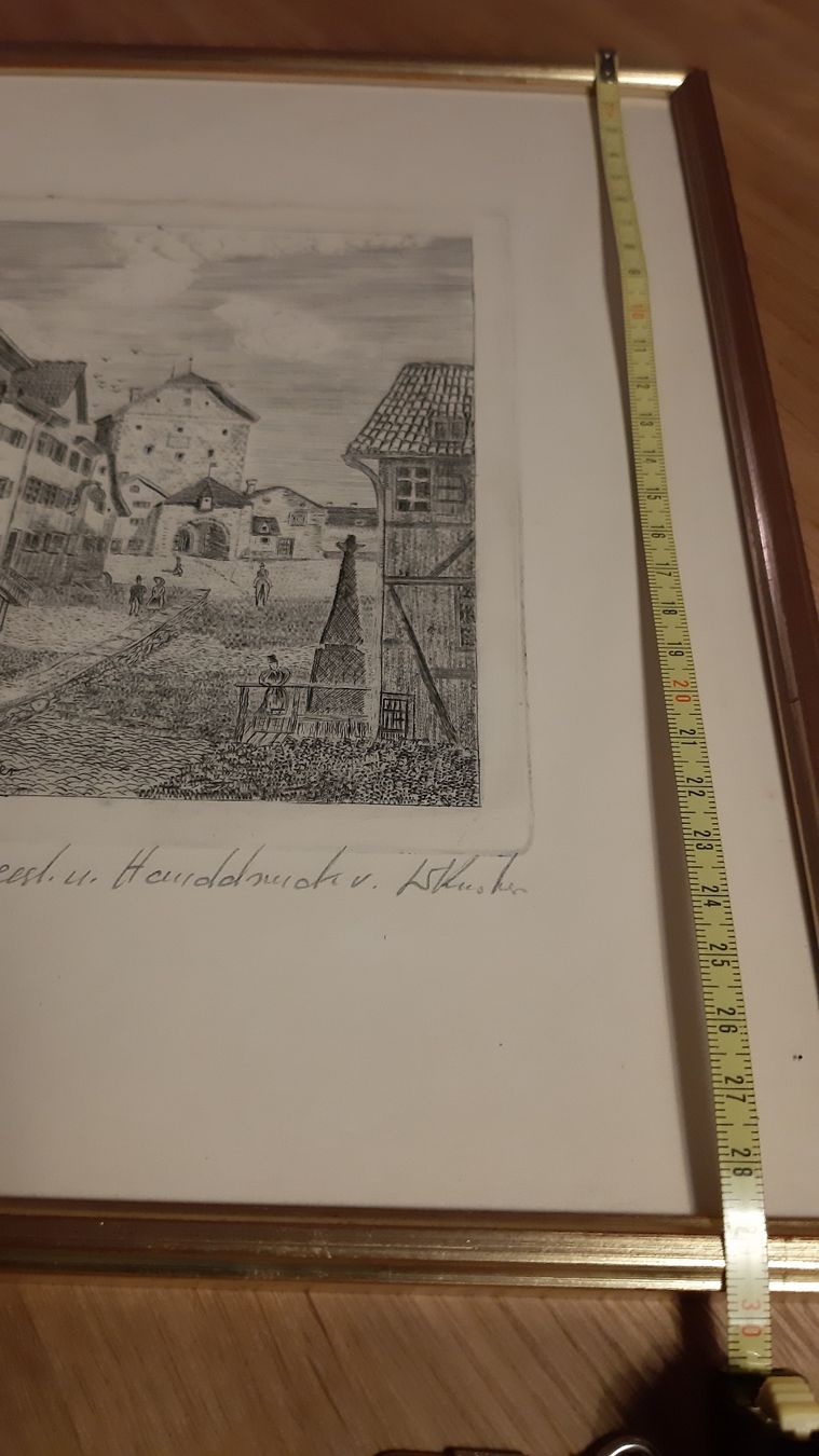 Incisioni: Kupferstich Handsigniert Kuster. – Usato da St. Gallen venduto da Leika2000 2