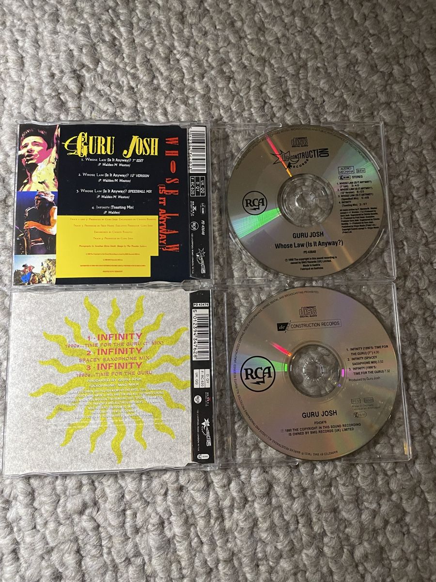 CDs: 2x Guru Josh – Gebraucht aus Reinach AG von trigger7811 1