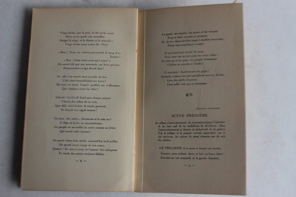 Libri: Centenaire Genève Confédération Suisse – Usato da Vandoeuvres venduto da Dom-Tom 5
