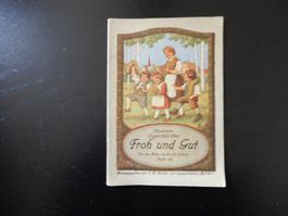 Antikes Kinderbuch "Froh und Gut" Heft 48 mit Illustrationen