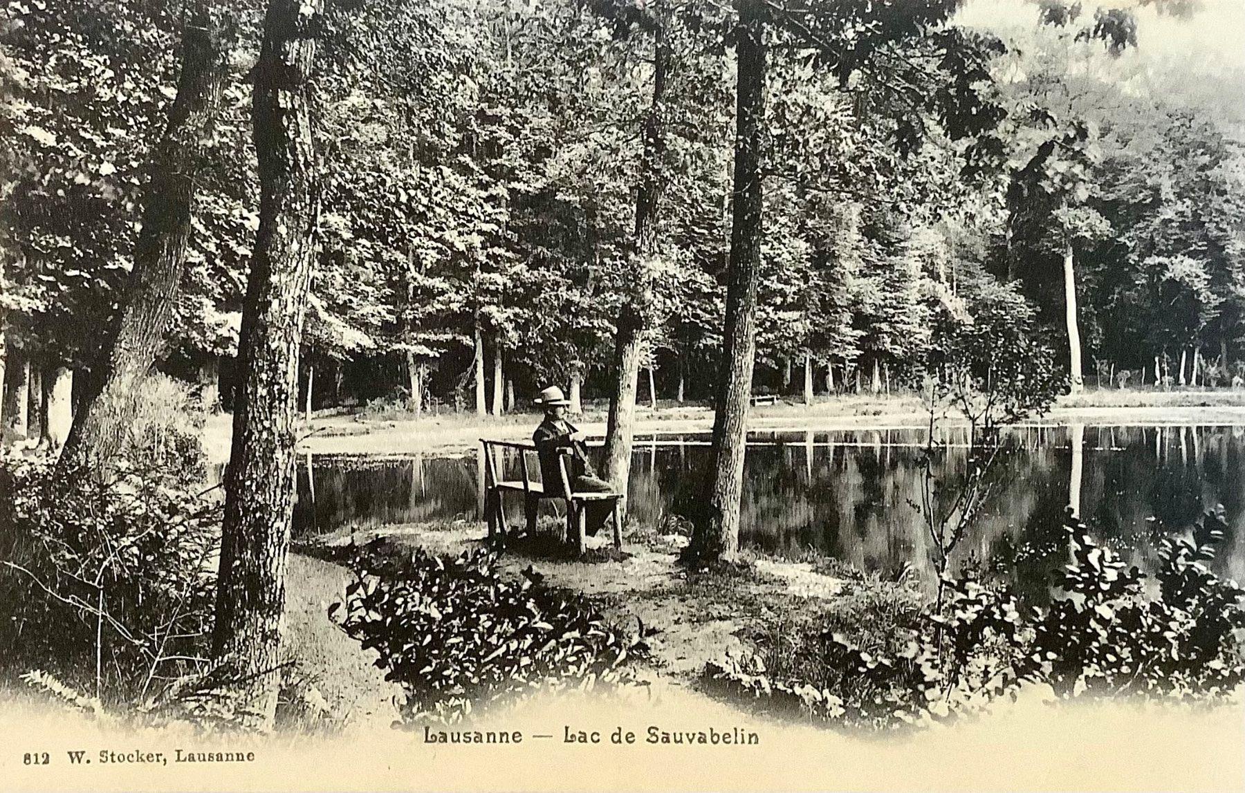 Cartoline postali: LAC DE SAUVABELIN - Lausanne - Belebt – Usato da Root venduto da ENGLAND-TREASURES 1