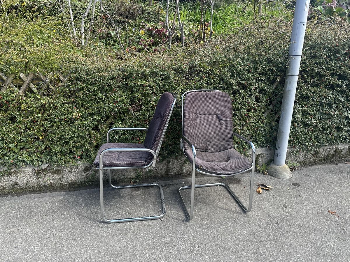 Sedie: Freischwinger Stühle von Gastone Rinaldi – Usato da Zürich venduto da inf_995m 3