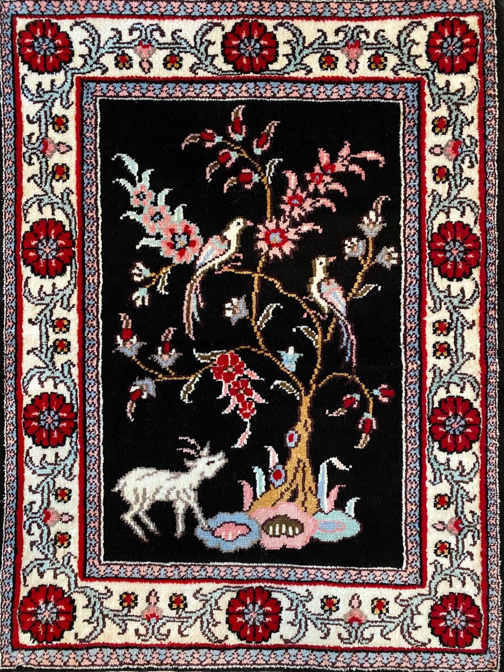 Tappeti: Seidenteppich Kashmir 65x45 - Neue – Usato da Zürich venduto da Simodo