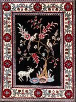 Seidenteppich Kashmir 65x45 - Neue