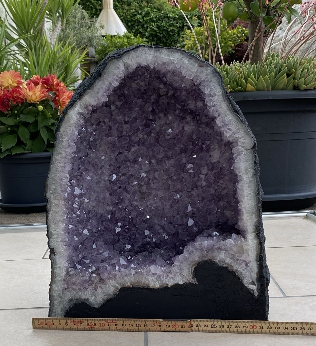 Minerali & Pietre curative: Grosse wunderschöne Amethyst Druse – Usato da Selzach venduto da 321compac 1
