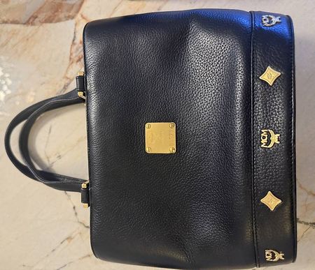 Edle MCM Handtasche, schwarz, Top Zustand, zeitlos!