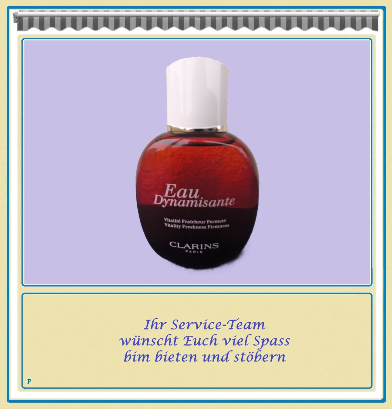 Clarins Profumi & Eau de Toilette: CLARINS PARIS • Eau Dynamisante 100 ml – Nuovo e nell'imballaggio originale da Münchwilen TG venduto da FDOF_SHOP 1