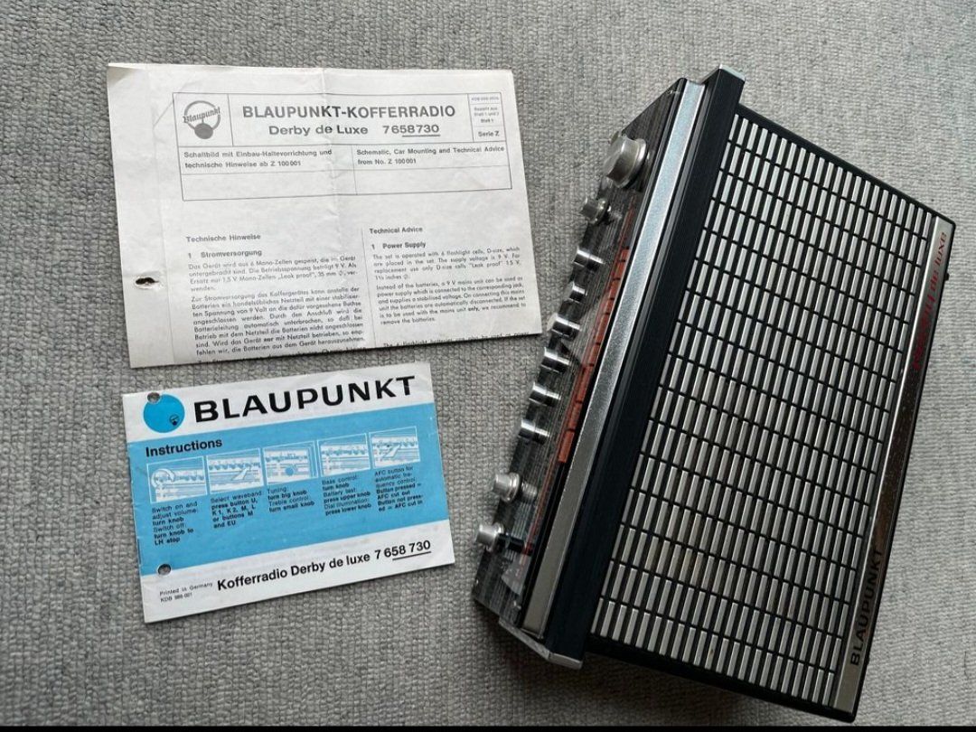 Blaupunkt Radio: Blaupunkt Derby de Luxe – Difettoso da Sierre venduto da Dondiego02 1