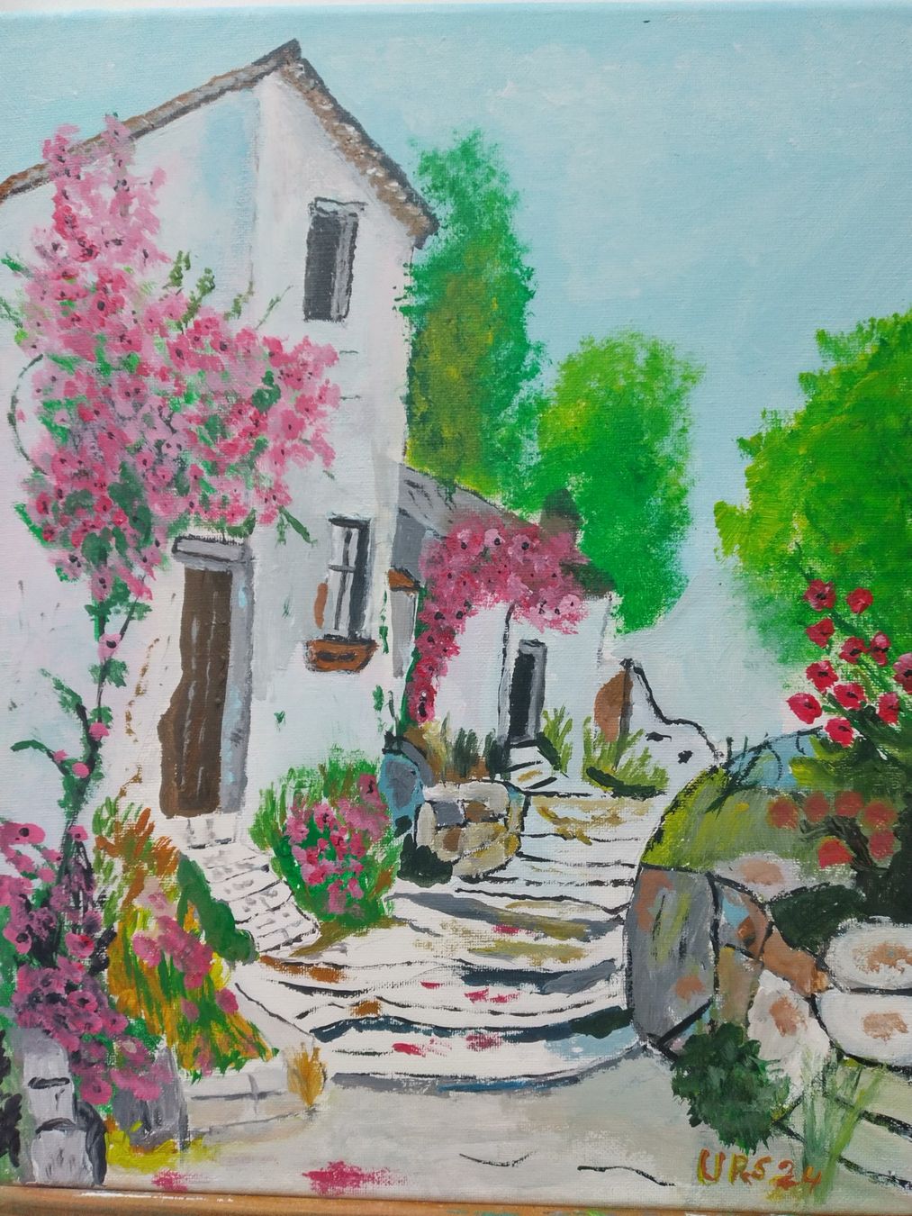 Dipinti: Acrylgemälde 25cmx30cm Keilrahmen – Usato da Heimberg venduto da Hoerbi2