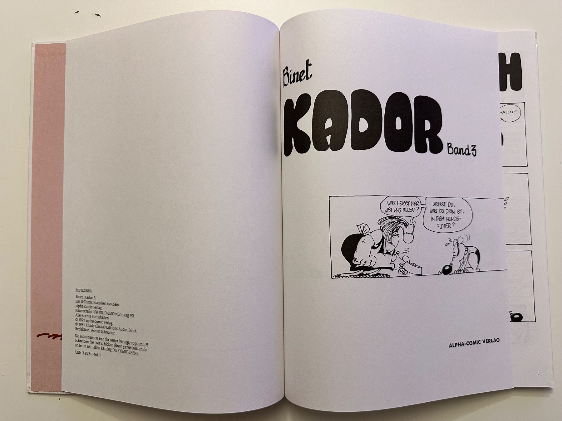 Comics: KADOR 3 - EIN U-COMIX KLASSIKER AUS DEM ALPHA-COMIC VERLAG – Gebraucht aus Münsingen von Ganjam 3