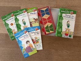 Mini LÜK Lernspiel mit Kontrollgerät und fünf Heften