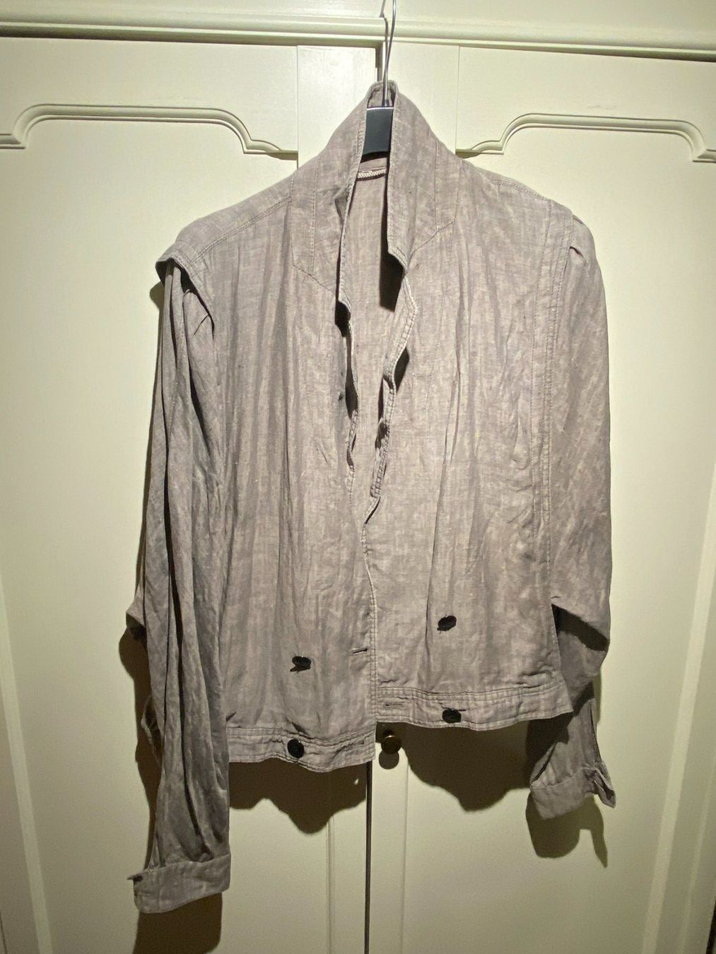 Giacche: DAMEN JACKE ,GRAU-LEINEN – Usato da Meienried venduto da ManuelaBoutique 2