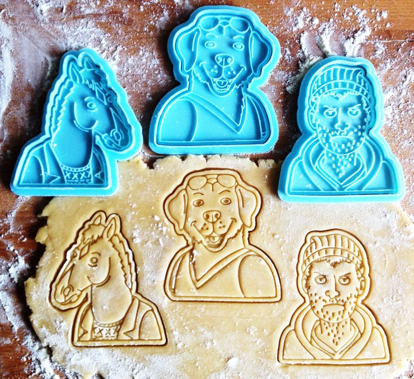 Teglie da forno: Bojack Horseman Ausstechformen-Set – Nuovo (secondo la descrizione) da Richterswil venduto da Tamas_K