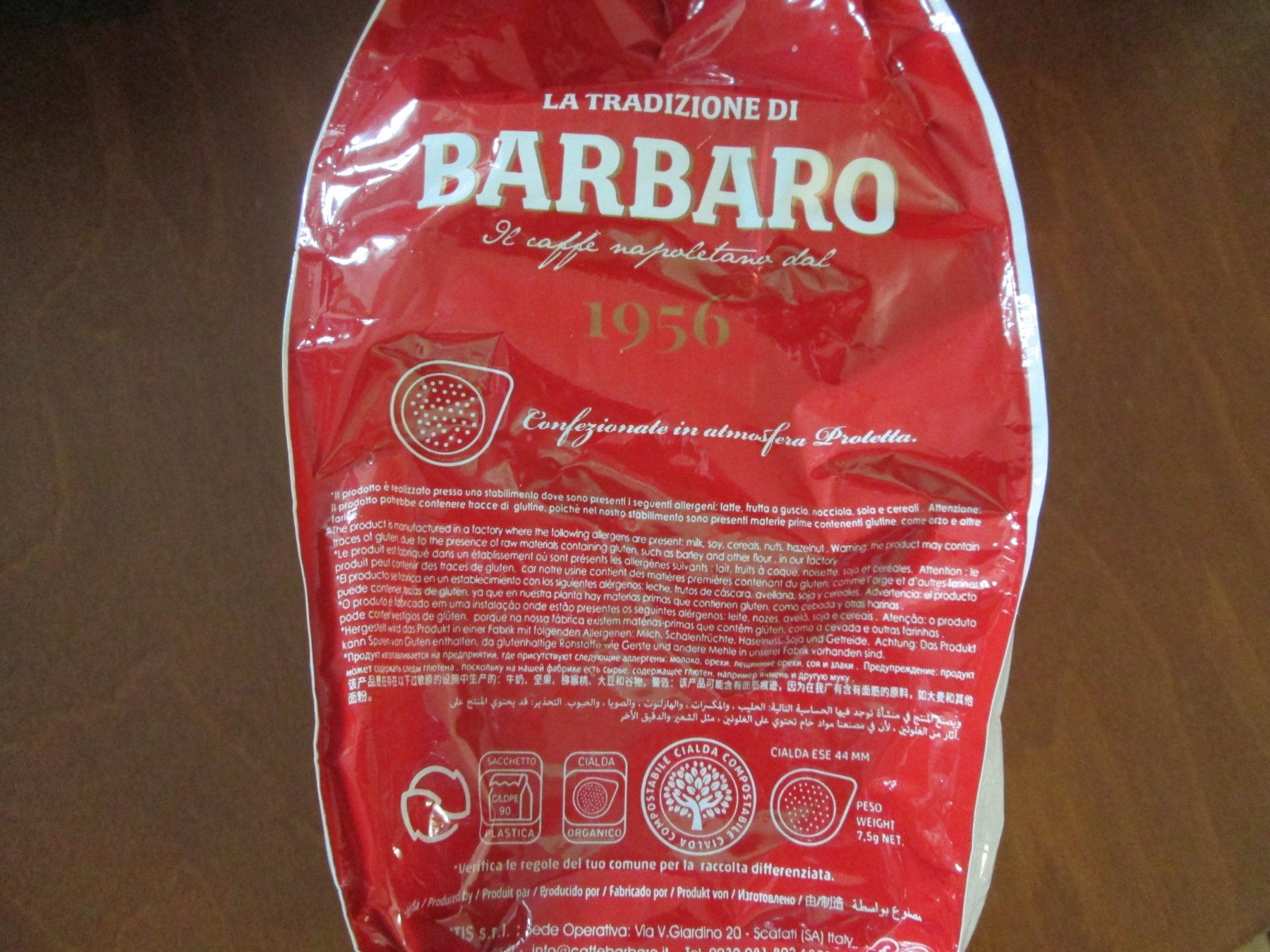 Cibi & Specialità: Barbaro Kaffee Pads – Nuovo e nell'imballaggio originale da Neuchâtel venduto da Dualseele 1